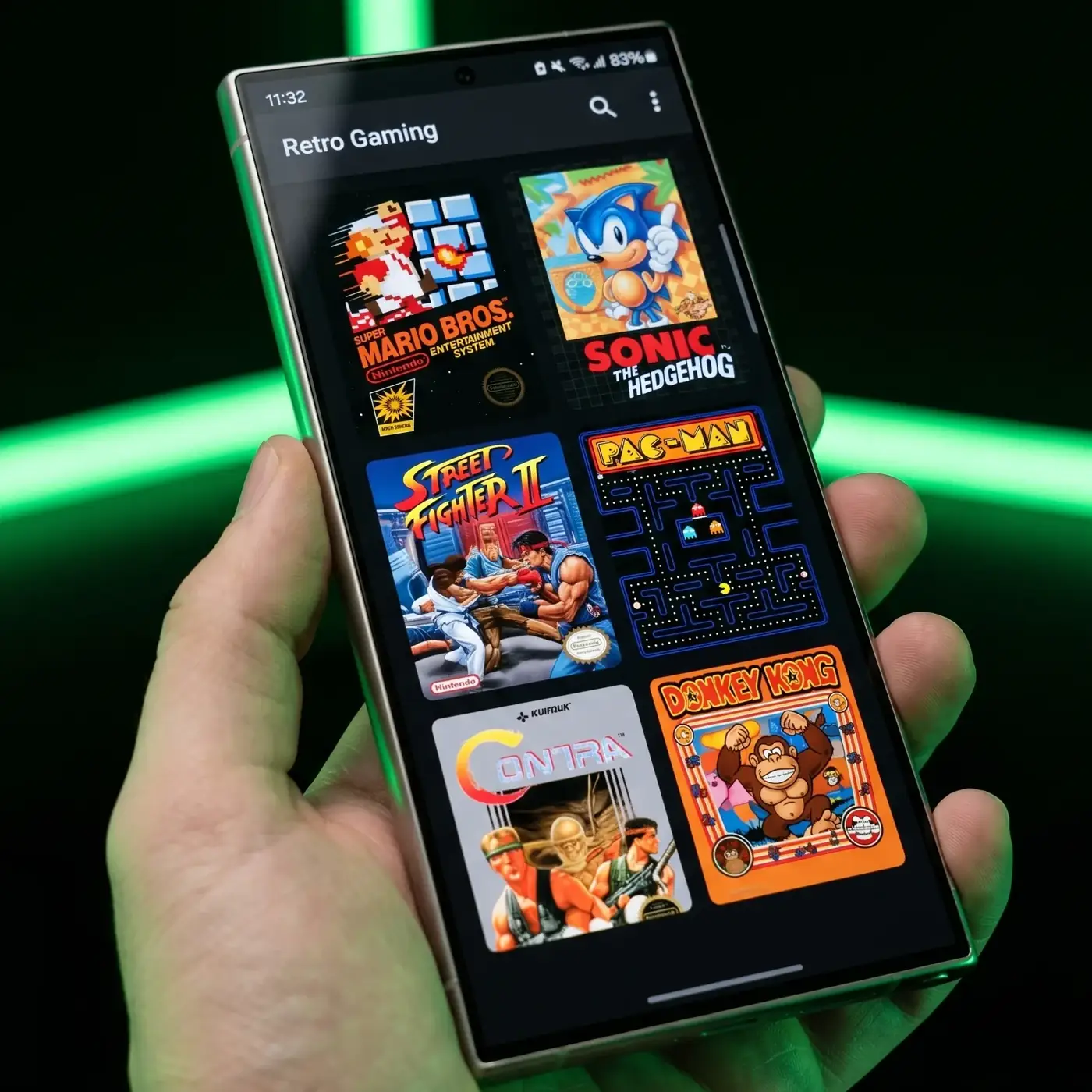 Retro Gaming Mobile